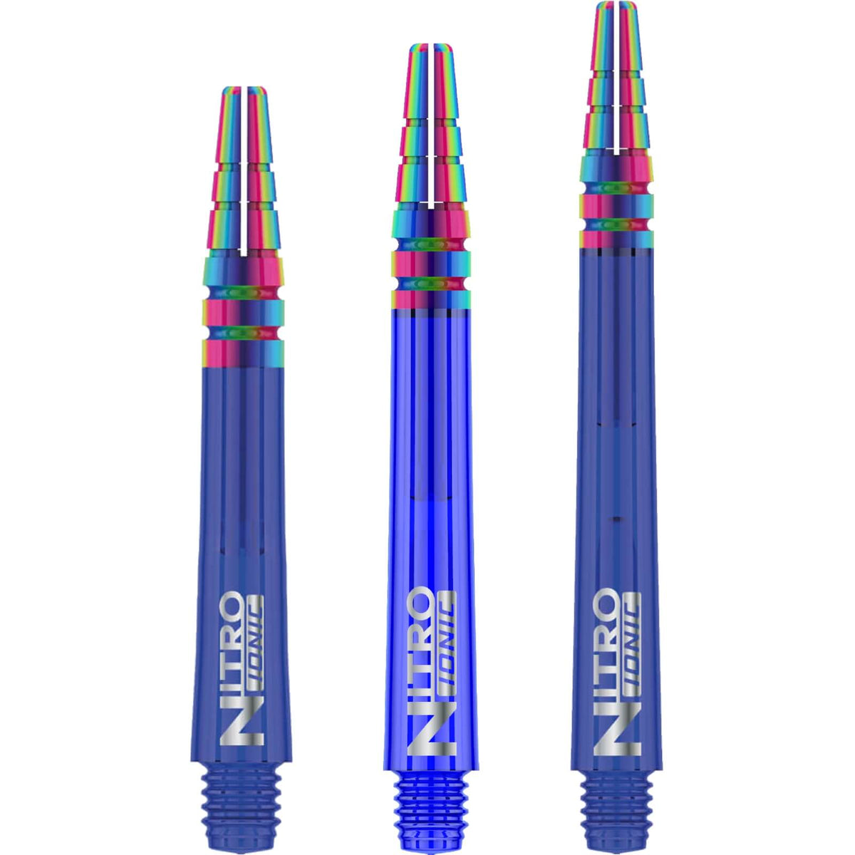 Dart Shafts - Red Dragon - Nitrotech Ionic - Hybrid Dart Shafts Short (36mm) / Blue