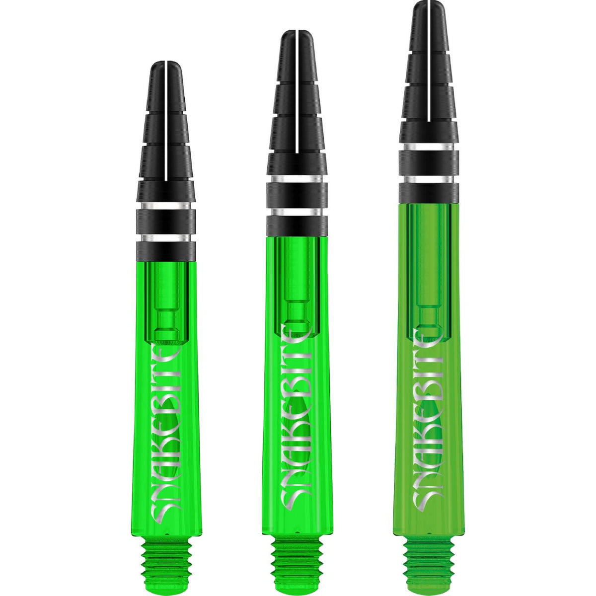 Dart Shafts - Red Dragon - Nitrotech Peter &quot;Snakebite&quot; Wright - Hybrid Dart Shafts Short (36mm) / Green