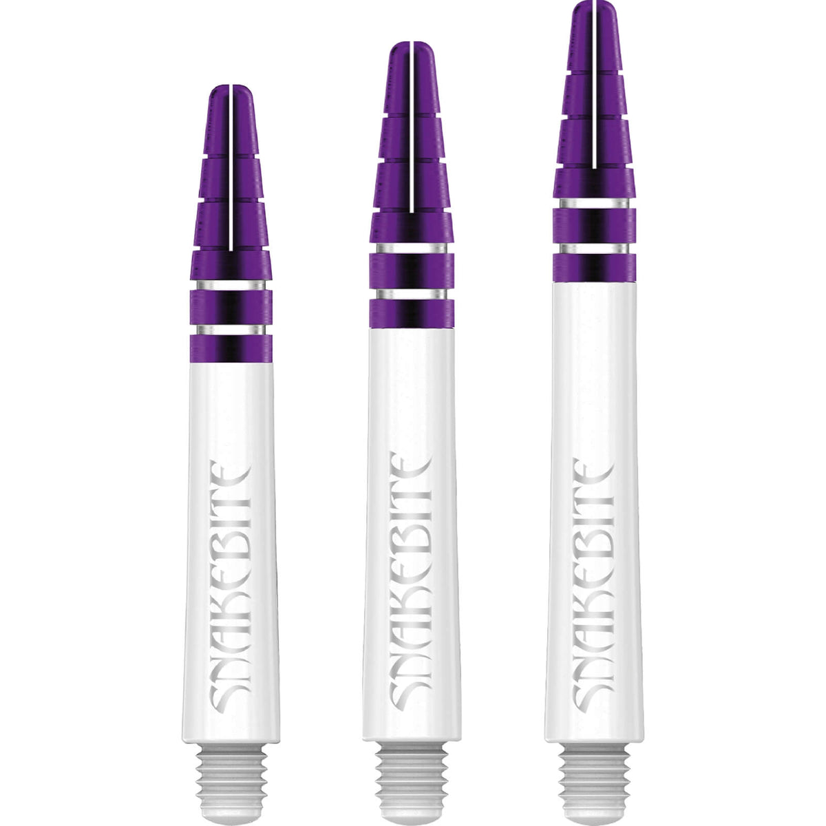 Dart Shafts - Red Dragon - Nitrotech Peter &quot;Snakebite&quot; Wright - Hybrid Dart Shafts Short (36mm) / White