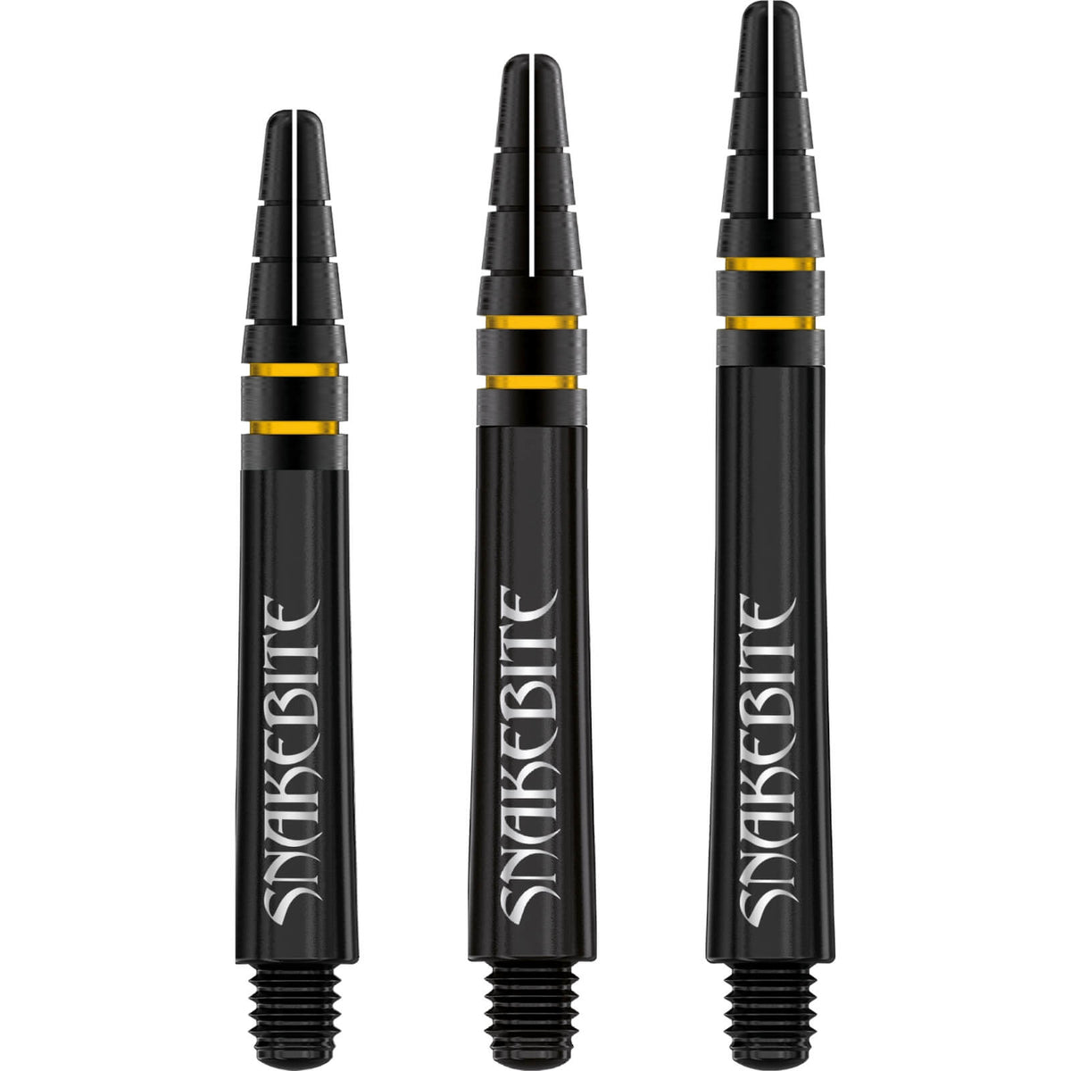 Dart Shafts - Red Dragon - Nitrotech Peter Wright Double World Champion - Hybrid Dart Shafts Short (36mm) / Black