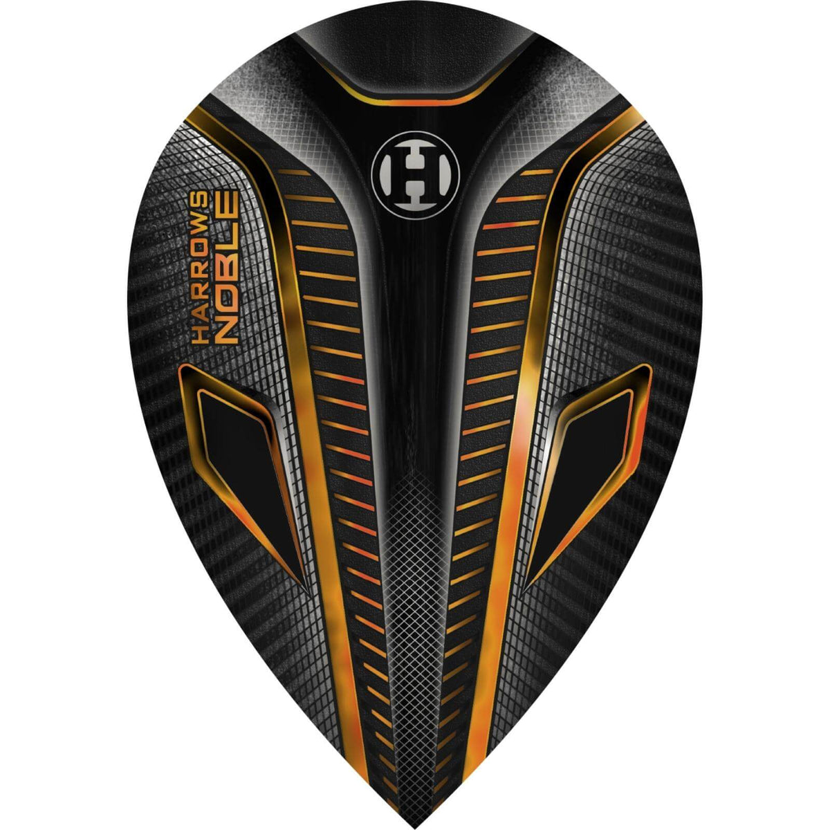 Dart Flights - Harrows - Noble - Pear Dart Flights Gold