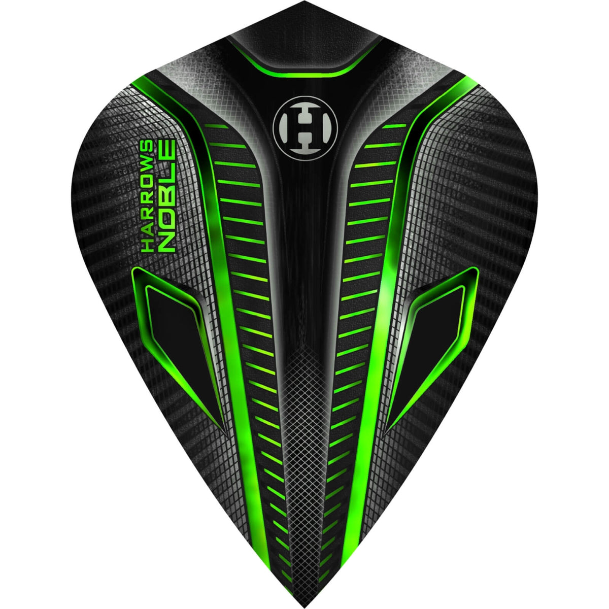 Dart Flights - Harrows - Noble - Kite Dart Flights Green