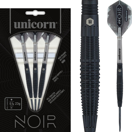 Unicorn - Noir Style 2 Darts - 90% Tungsten - 21g 23g 25g -