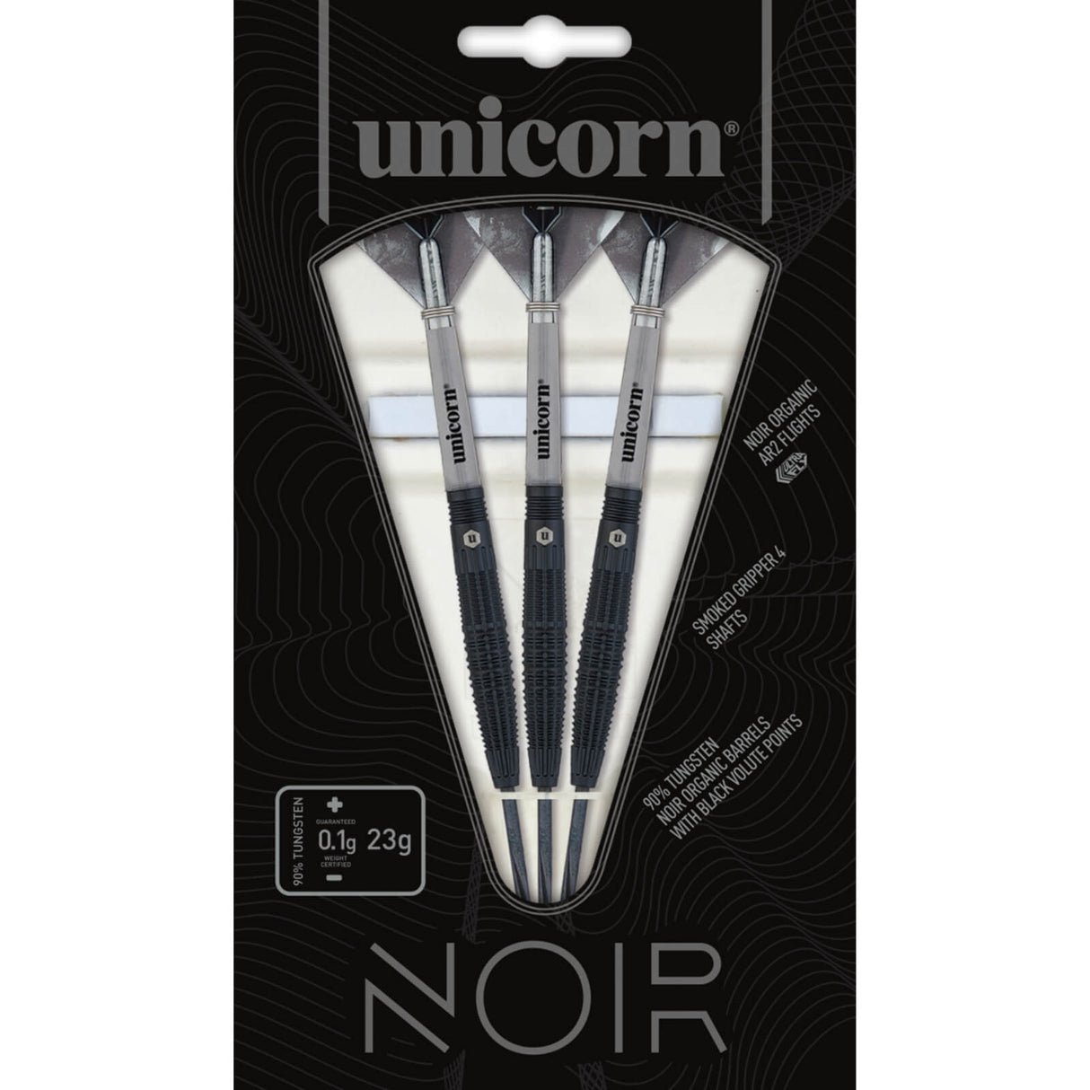 Unicorn - Noir Style 2 Darts - 90% Tungsten - 21g 23g 25g -