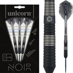 Unicorn - Noir Style 3 Darts - 90% Tungsten - 22g 24g 26g -