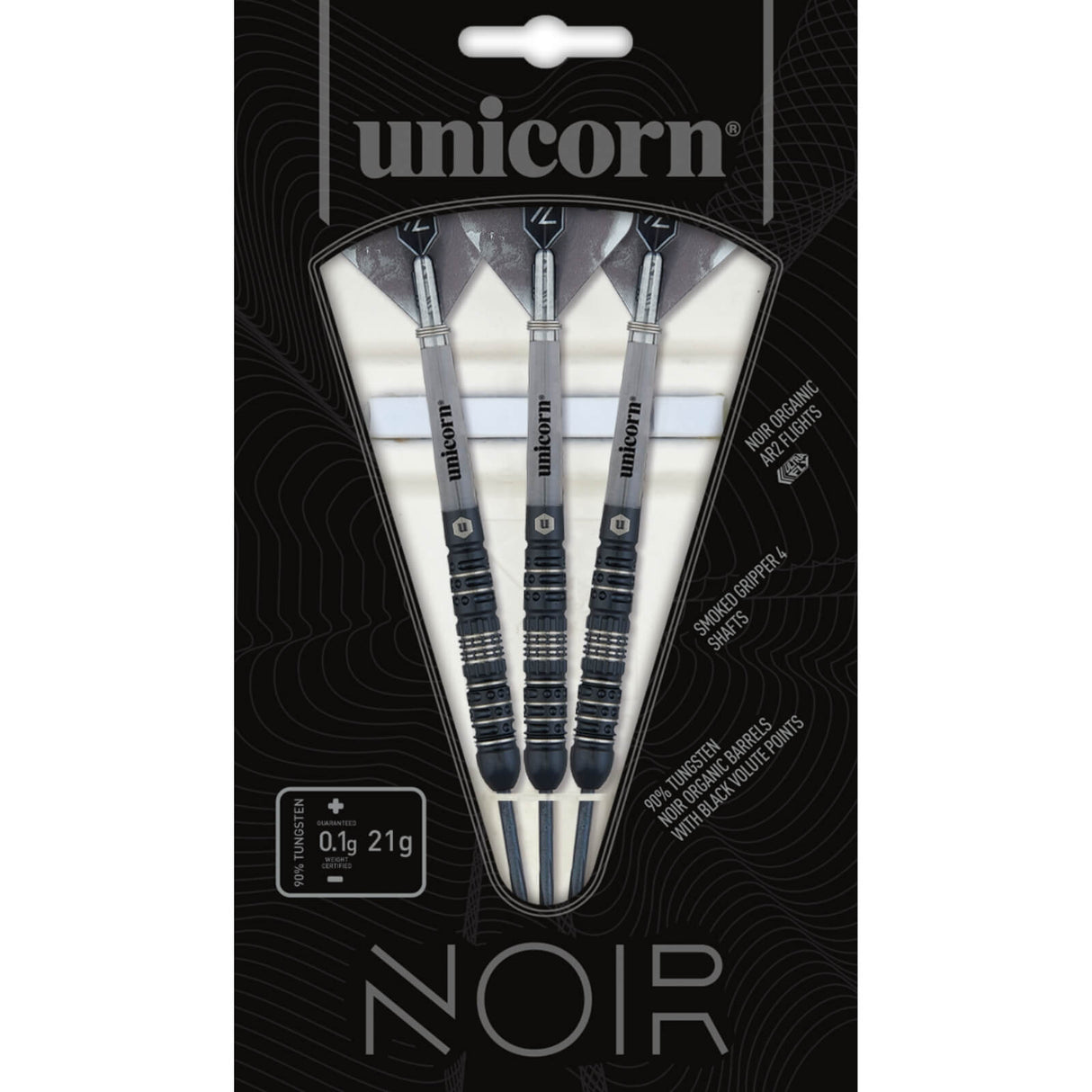 Unicorn - Noir Style 4 Darts - 90% Tungsten - 21g 23g 25g -