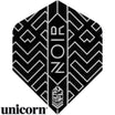 Unicorn - Noir - Standard Dart Flights - Abstract