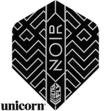 Unicorn - Noir - Standard Dart Flights - Abstract