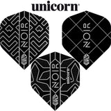 Unicorn - Noir - Big Wing Dart Flights -