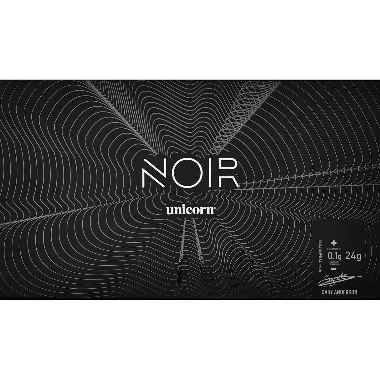 Unicorn - Gary Anderson Noir Phase 5 Darts - Soft Tip - 90% Tungsten - 18g 20g -