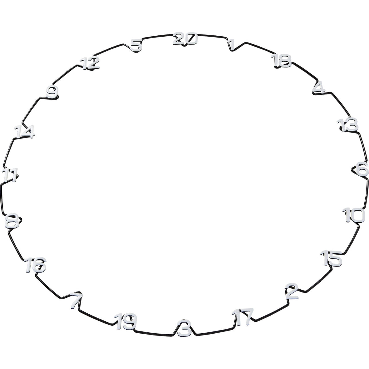 Dartboard Accessories - Unicorn - Eclipse Ultra-Vis Horizontal Number Ring 