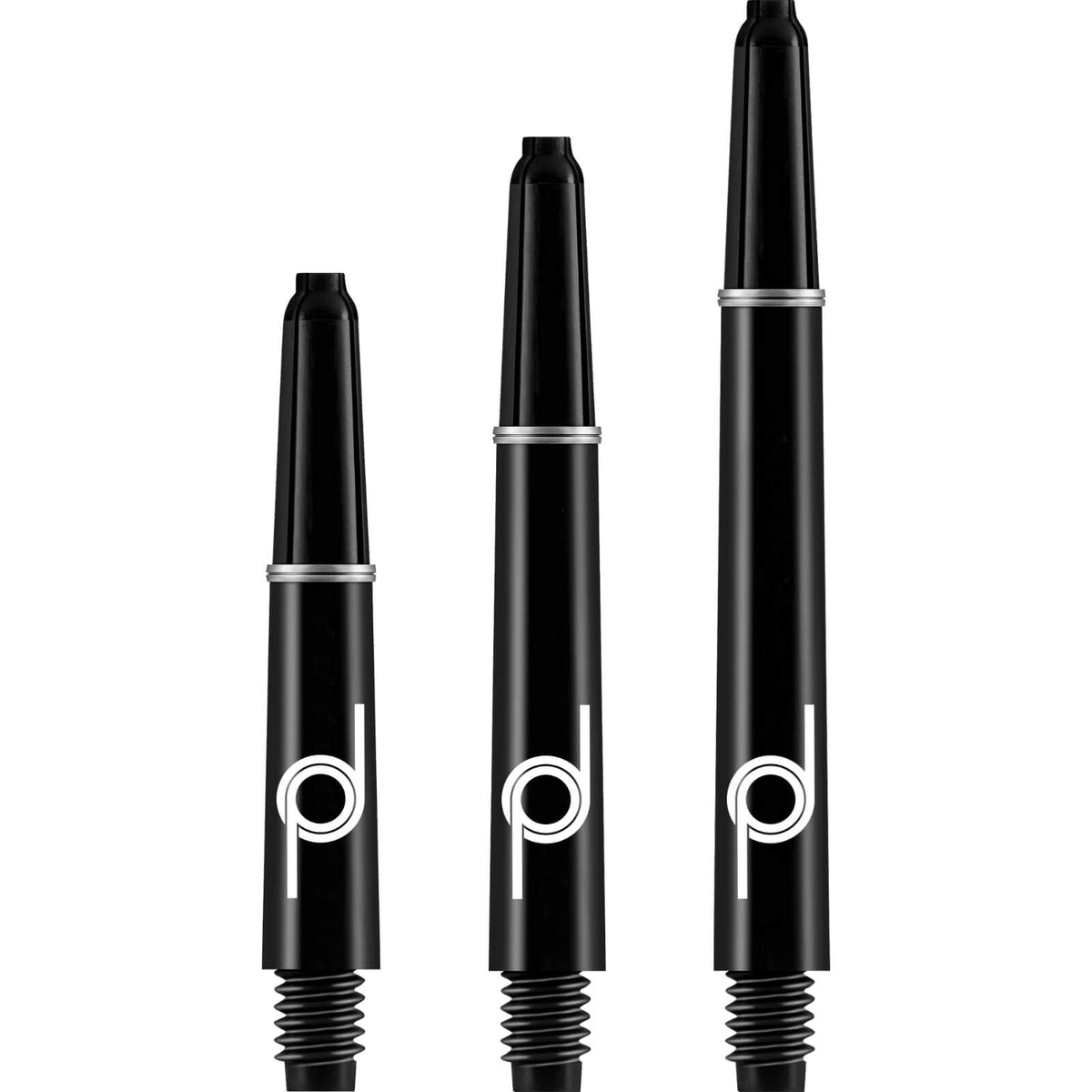 Dart Shafts - Performance Darts - Performance Grip Nylon Dart Shafts Short (36mm) / Black