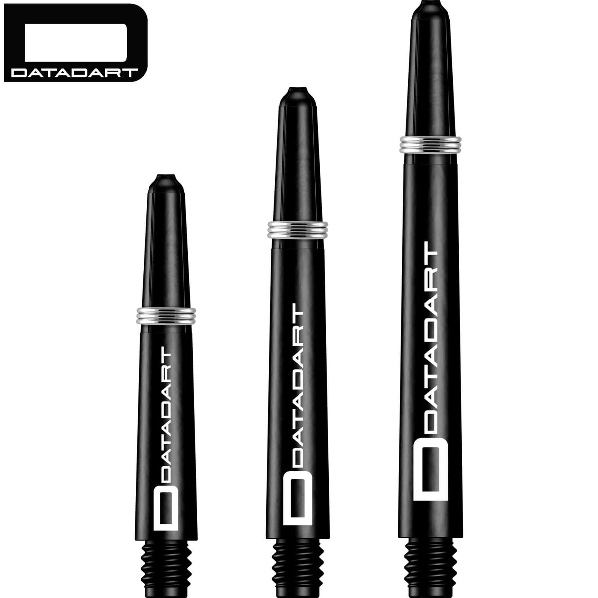Dart Shafts - Datadart - Signature Nylon Dart Shafts Short (34mm) / Black