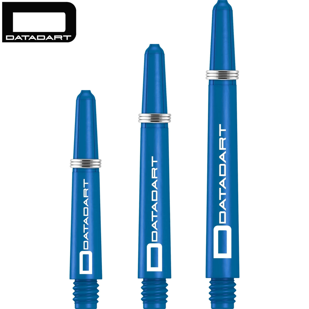 Dart Shafts - Datadart - Signature Nylon Dart Shafts Short (34mm) / Blue