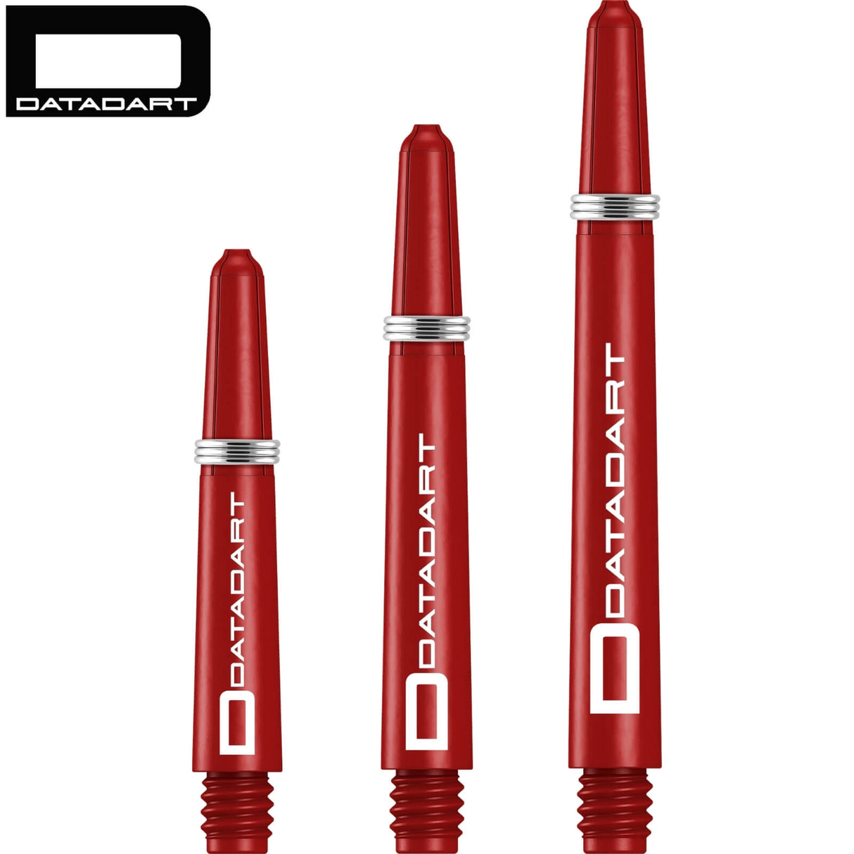 Datadart - Signature Nylon Dart Shafts - Short (34mm) / Red