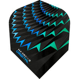 Harrows - Orbital - Standard Dart Flights - Blue and Jade