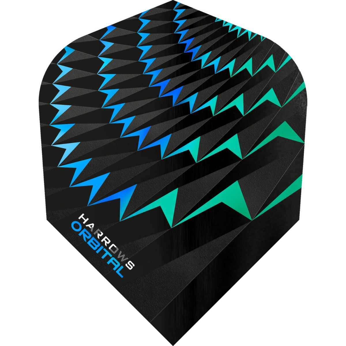 Dart Flights - Harrows - Orbital - Standard Dart Flights Blue and Jade