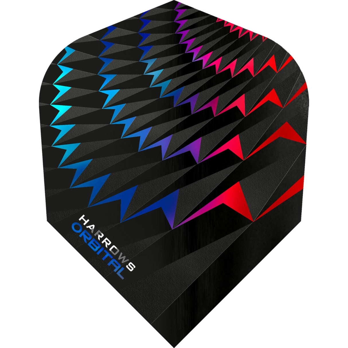 Harrows - Orbital - Standard Dart Flights - Blue and Red