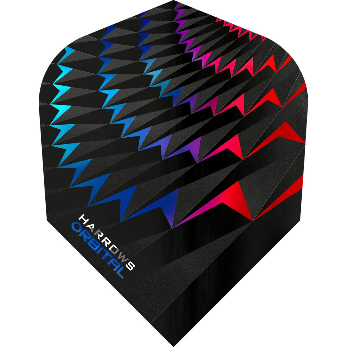 Dart Flights - Harrows - Orbital - Standard Dart Flights Blue and Red