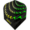 Harrows - Orbital - Standard Dart Flights - Yellow and Green