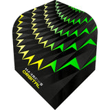 Harrows - Orbital - Standard Dart Flights - Yellow and Green