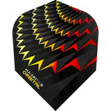 Harrows - Orbital - Standard Dart Flights - Yellow and Red