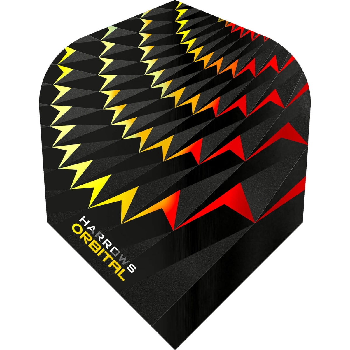 Dart Flights - Harrows - Orbital - Standard Dart Flights Yellow and Red