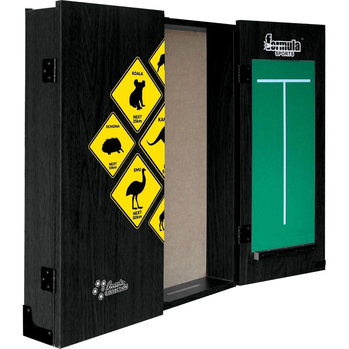 Dartboards - Formula Sports - Outback Dartboard &amp; Cabinet Set 