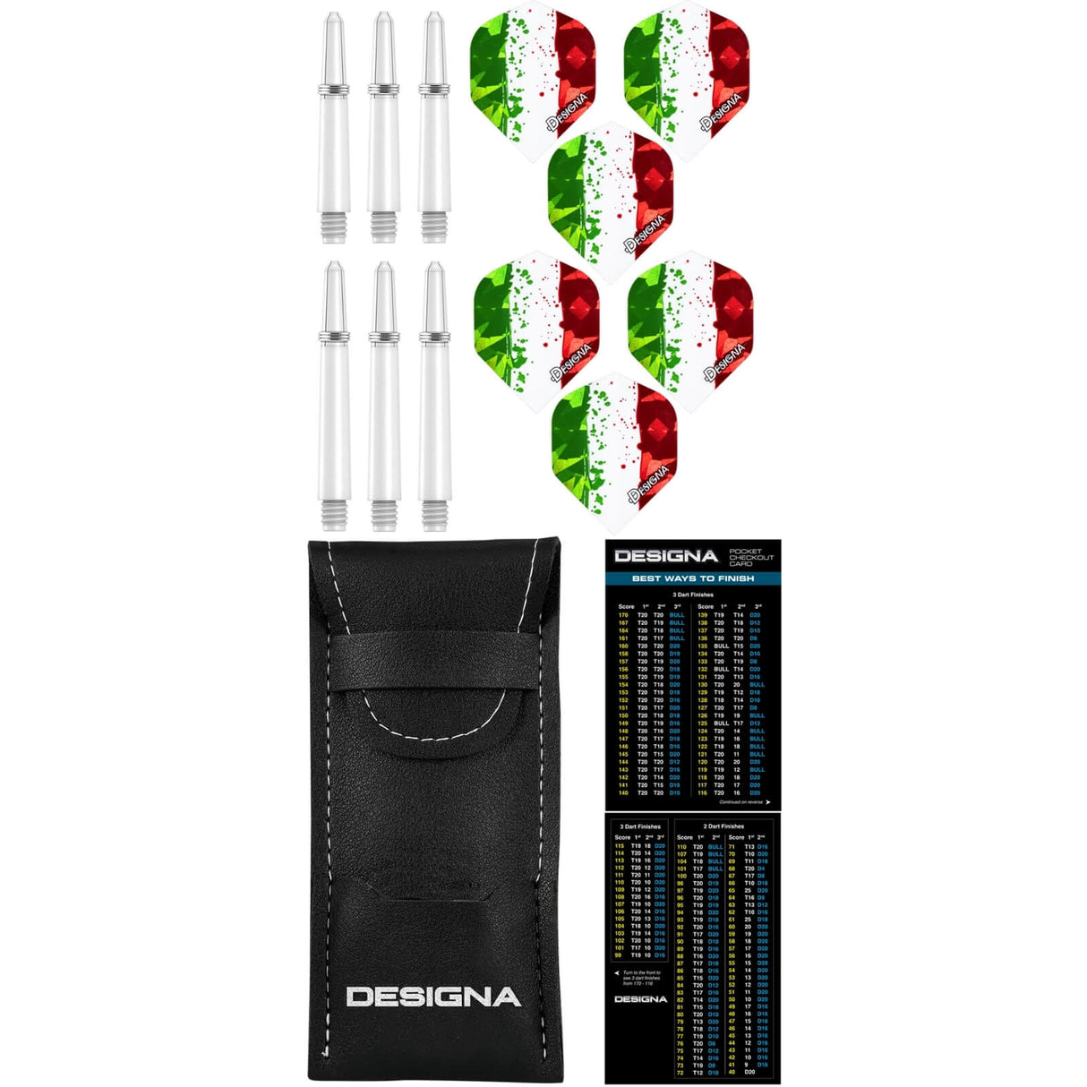 Designa - Patriot-X Darts - Italy - 90% Tungsten - 22g 24g -