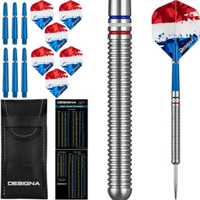 Designa - Patriot-X Darts - Netherlands - 90% Tungsten - 22g 24g -