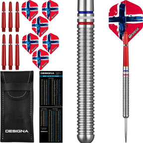 Designa - Patriot-X Darts - Norway - 90% Tungsten - 22g 24g -