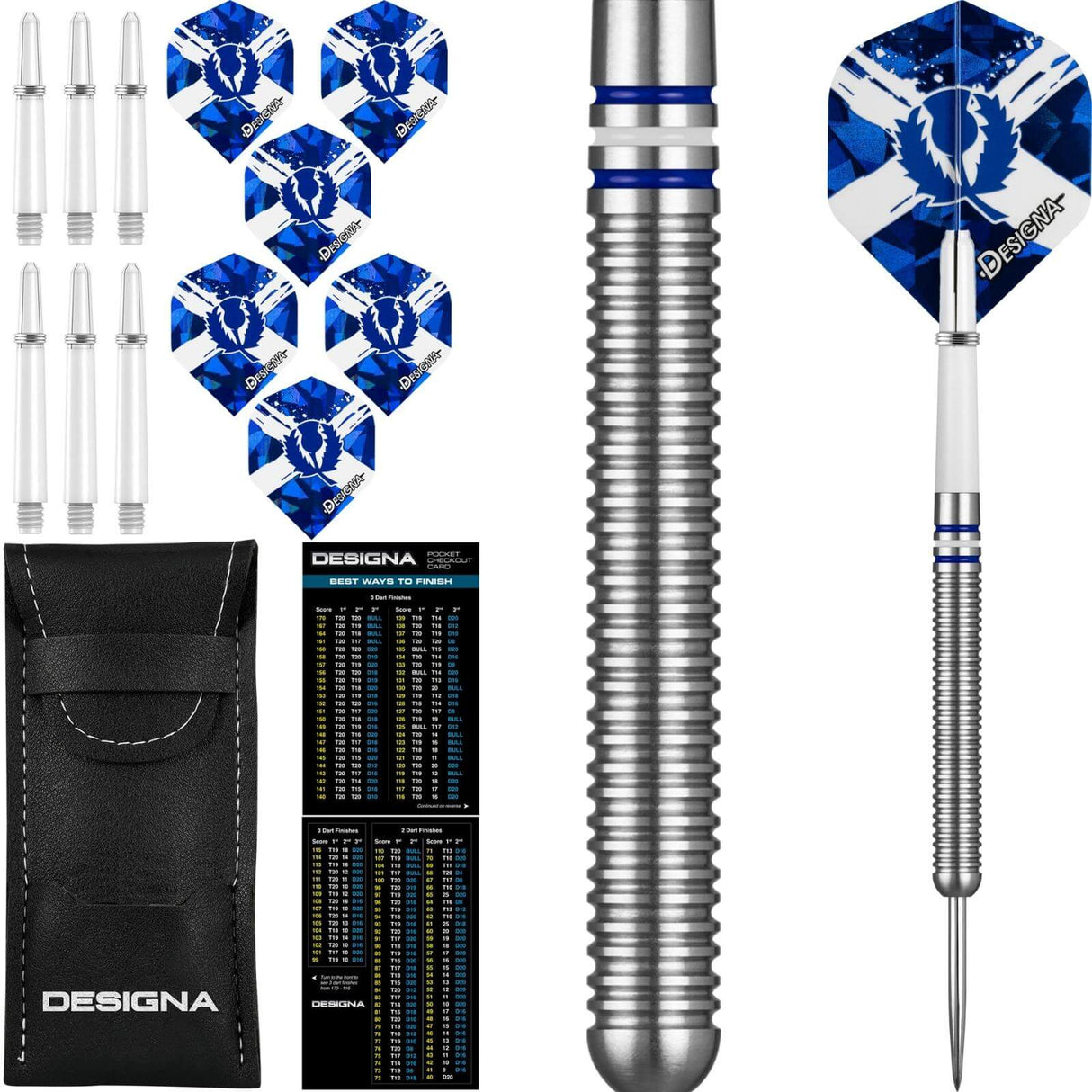 Designa - Patriot-X Darts - Scotland - 90% Tungsten - 22g 24g -