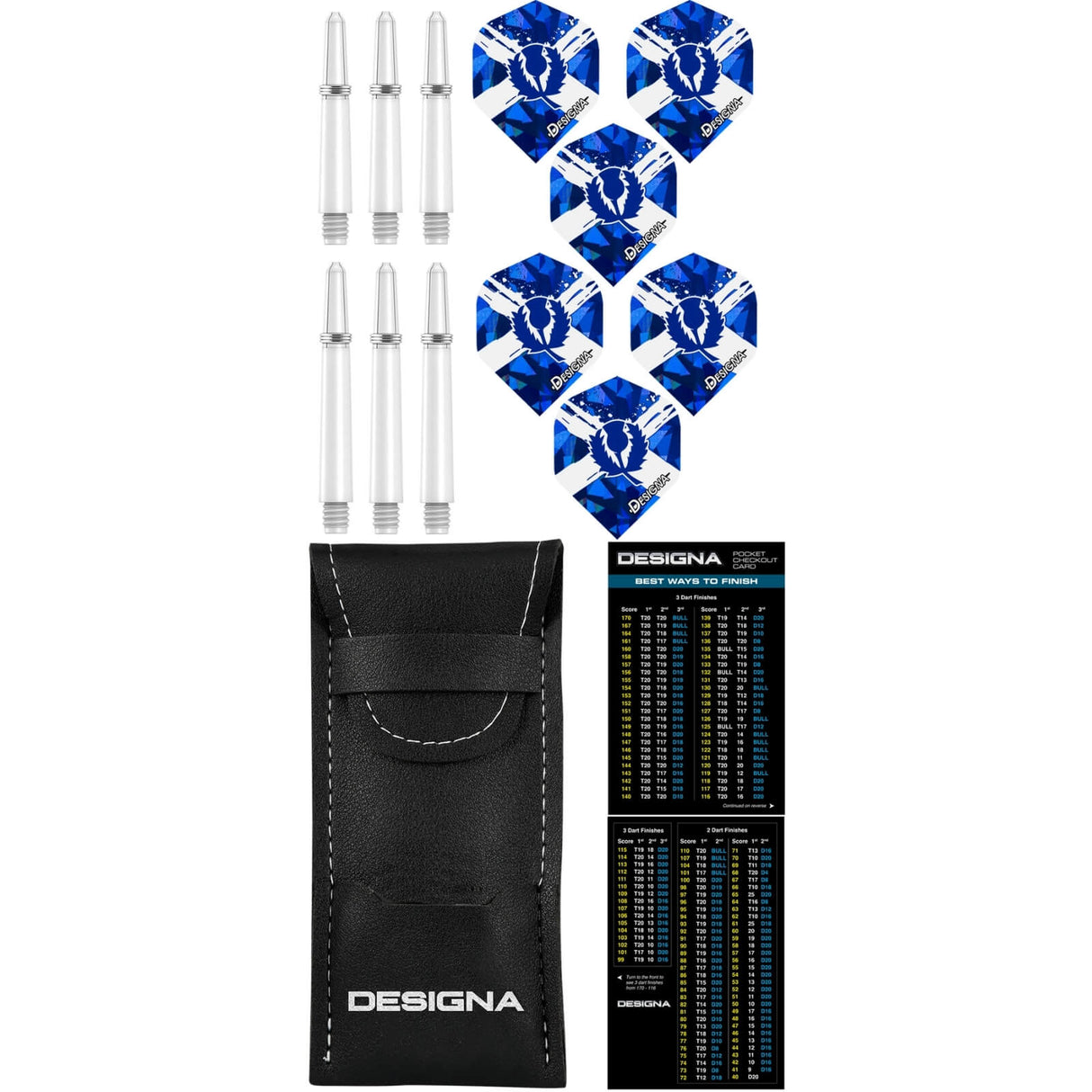 Designa - Patriot-X Darts - Scotland - 90% Tungsten - 22g 24g -