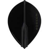 Robson - Plus - Pear Dart Flights - Black