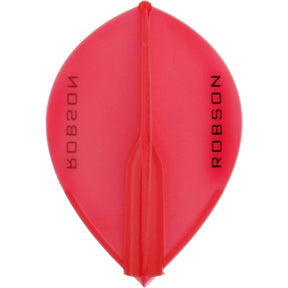 Robson - Plus - Pear Dart Flights - Red