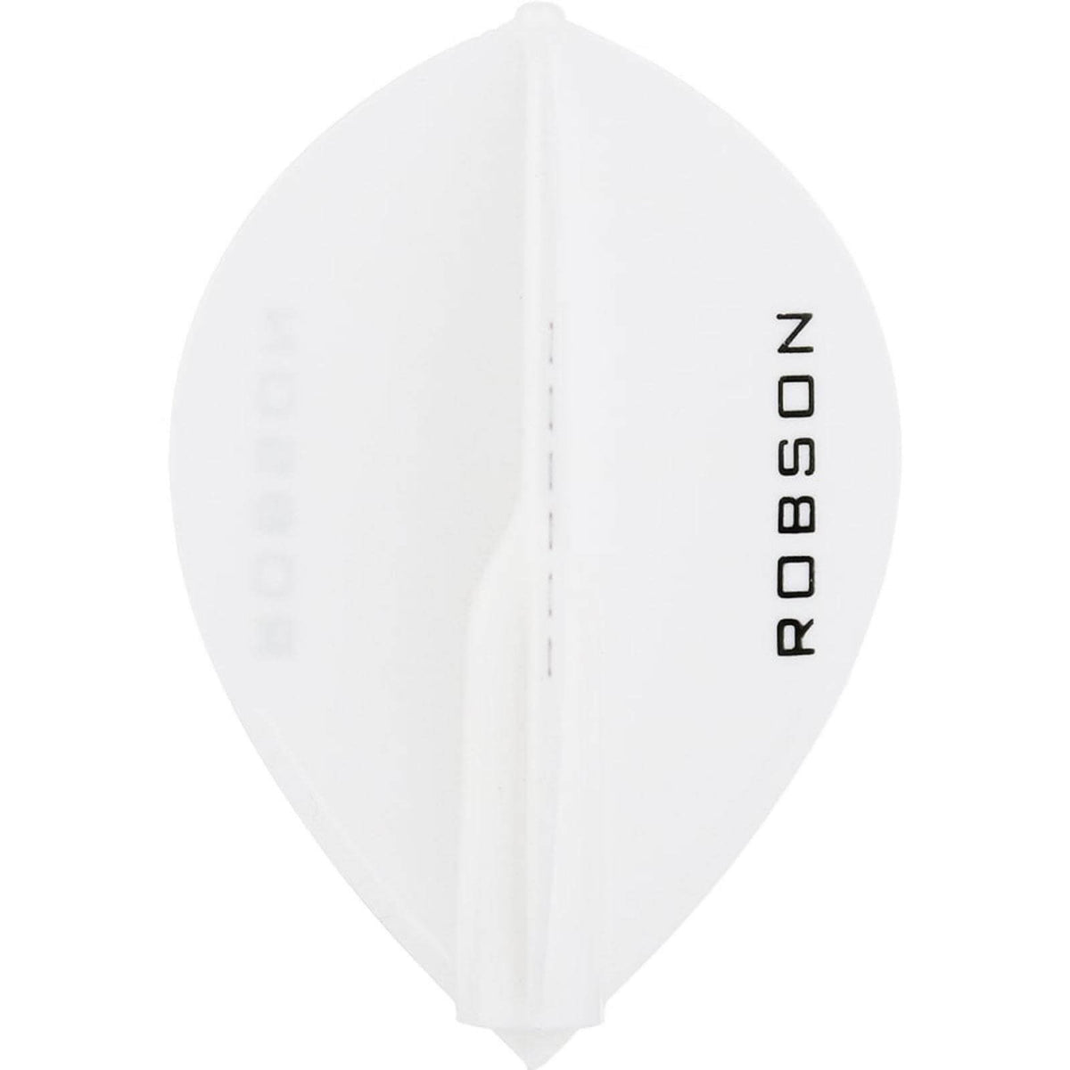 Dart Flights - Robson - Plus - Pear Dart Flights White