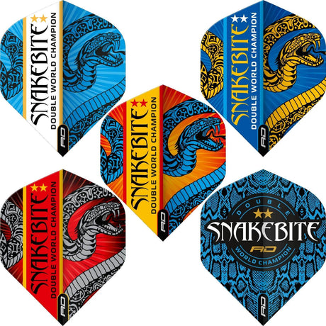 Red Dragon - Hardcore Peter Wright Double World Champion - Big Wing Dart Flights -