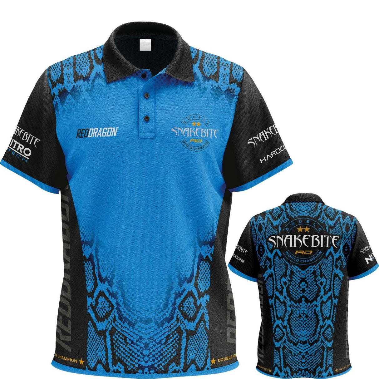 Red Dragon - Peter Wright Double World Champion Tour Polo - M to 2XL -