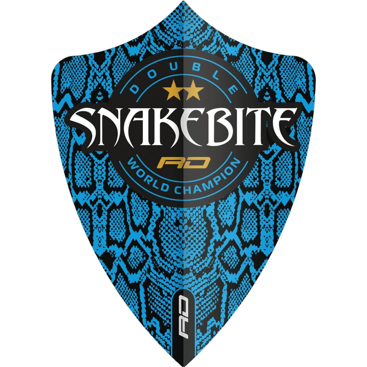 Red Dragon - Hardcore Peter Wright Double World Champion - Freestyle Dart Flights - Blue Skin