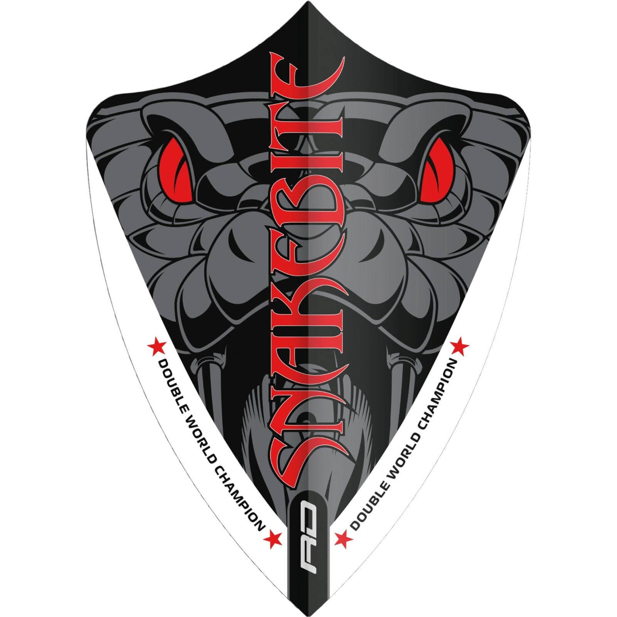 Red Dragon - Hardcore Peter Wright Double World Champion - Freestyle Dart Flights - Red Eyes