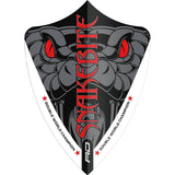 Red Dragon - Hardcore Peter Wright Double World Champion - Freestyle Dart Flights - Red Eyes
