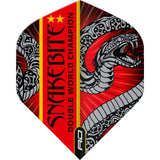 Red Dragon - Hardcore Peter Wright Double World Champion - Big Wing Dart Flights - Red Snake