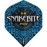 Red Dragon - Hardcore Peter Wright Double World Champion - Big Wing Dart Flights - Snakeskin