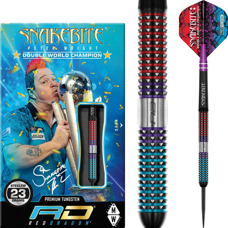 Red Dragon - Peter Wright Spirit Darts - 90% Tungsten - 21g 23g 25g -