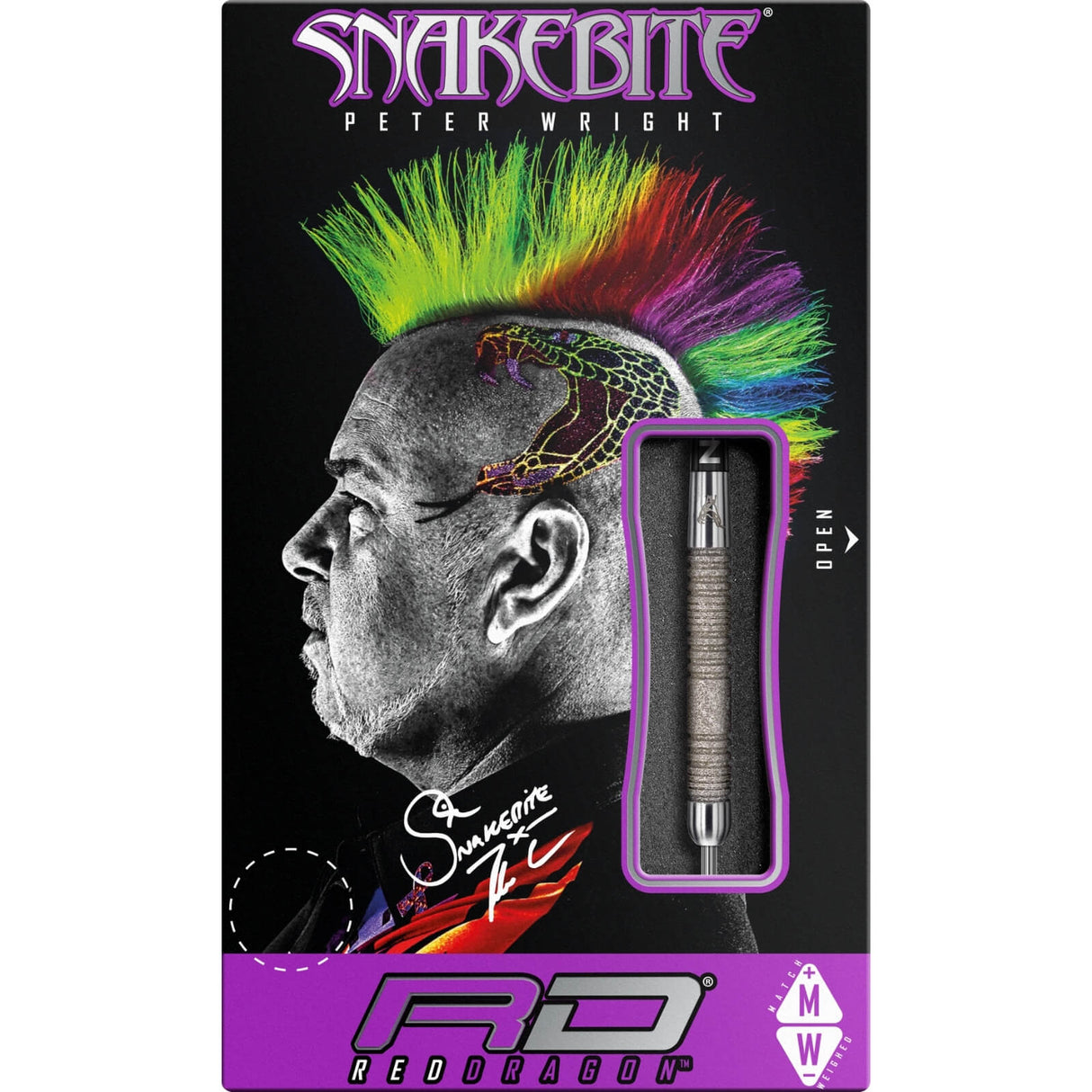 Red Dragon - Peter Wright Euro 11 Element Darts - 90% Tungsten - 20g 24g -