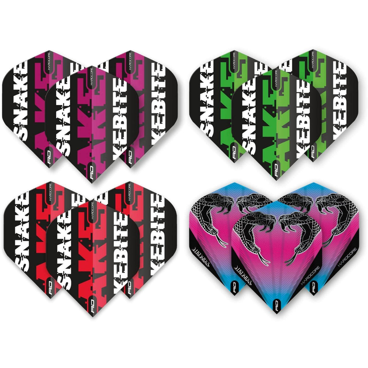 Dart Flights - Red Dragon - Peter Wright Double World Champion Flight Collection - 20 Sets 