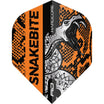 Red Dragon - Hardcore Peter Wright Coiled Snake - Big Wing Dart Flights - Orange