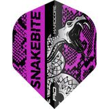 Red Dragon - Hardcore Peter Wright Coiled Snake - Big Wing Dart Flights - Purple