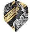 Red Dragon - Ionic Peter Wright Coiled Snake - Big Wing Dart Flights - Gold