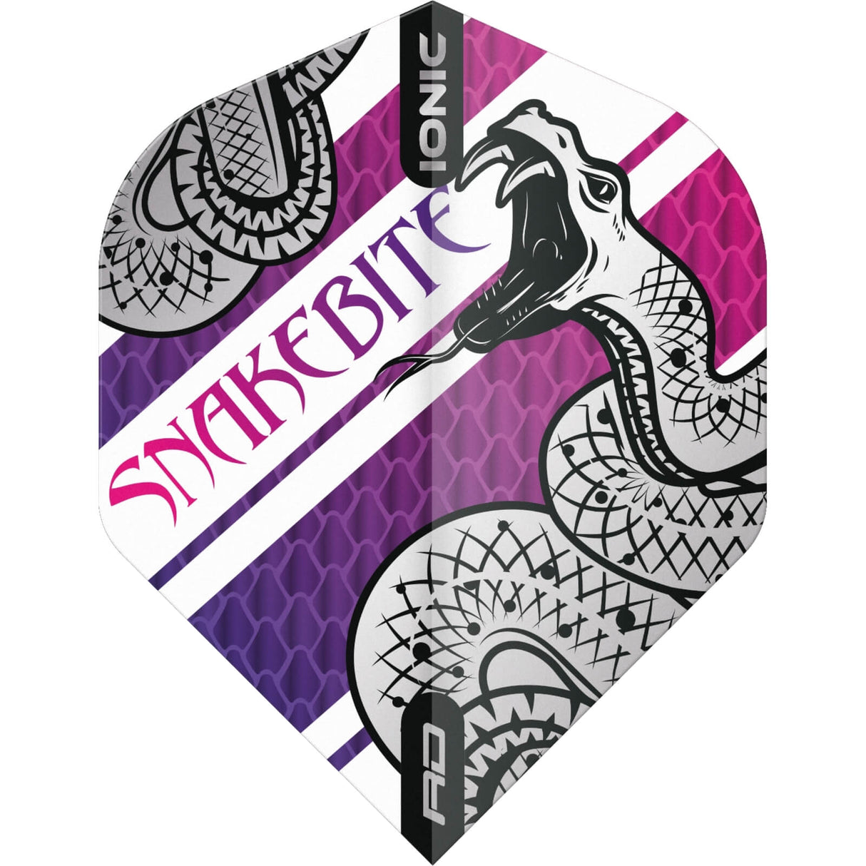 Red Dragon - Ionic Peter Wright Coiled Snake - Big Wing Dart Flights - Purple